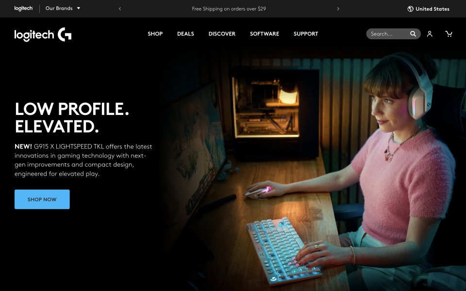Logitech G website
