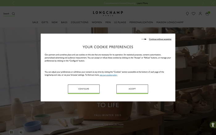 Longchamp screenshot
