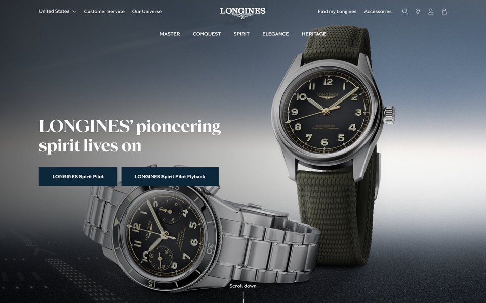 Longines website