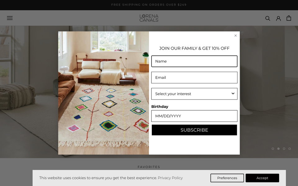 Lorena Canals website