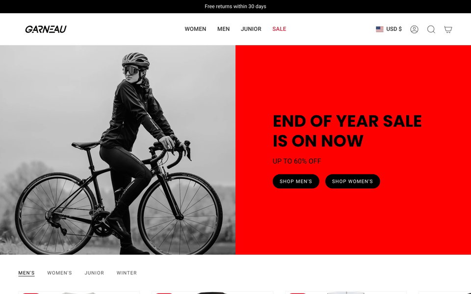 Louis Garneau website
