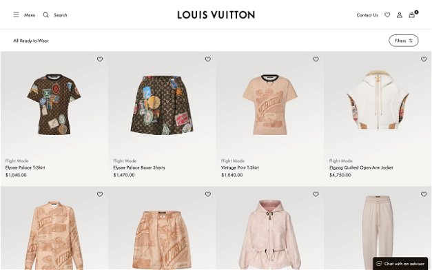 Louis Vuitton on Shomp