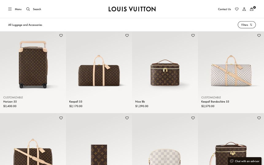 Louis Vuitton on Shomp