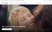 Louis Vuitton website screenshot