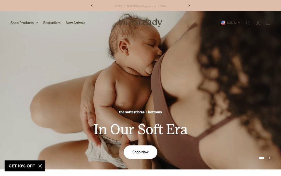 LoveSteady website