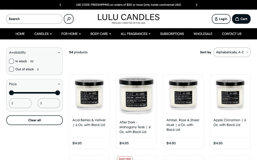 Lulu Candles on Shomp