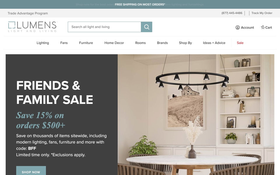 Lumens website