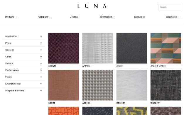 Luna Textiles on Shomp
