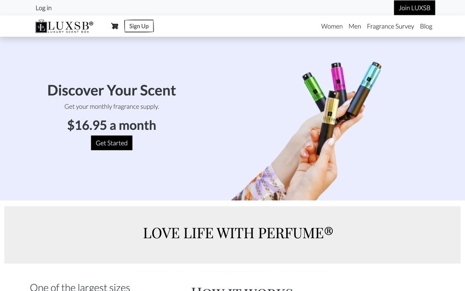 LUXSB website