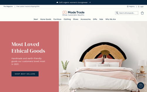 Made Trade website
