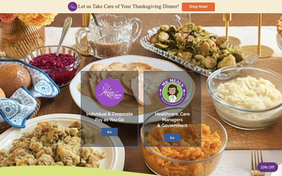 MagicKitchen website