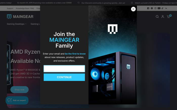 MAINGEAR screenshot