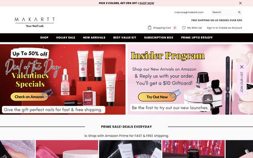Makartt website screenshot