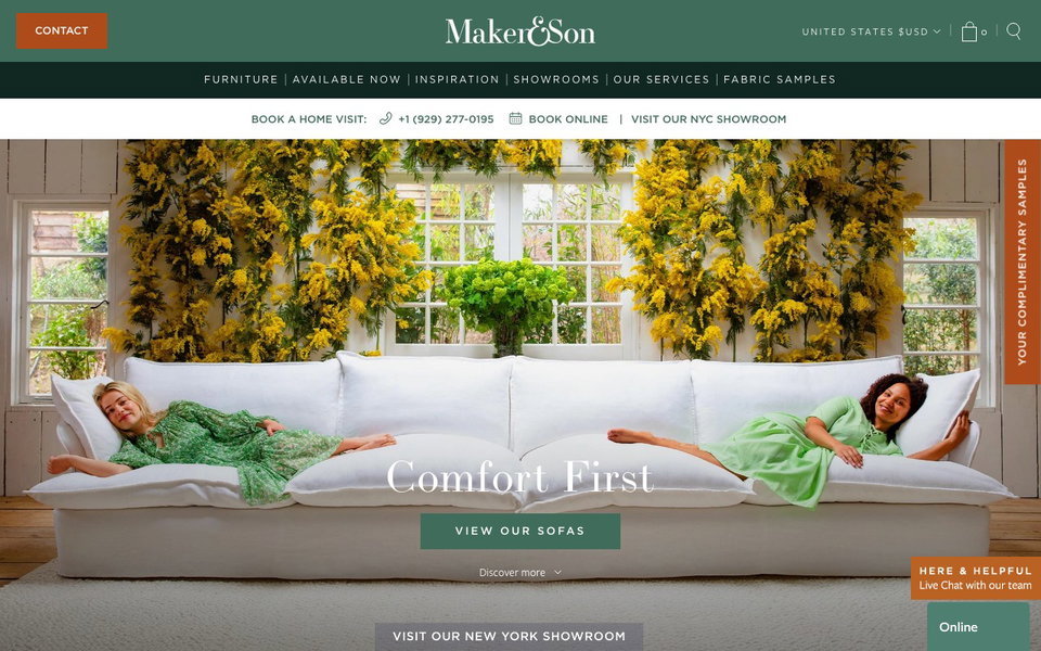 Maker&Son website