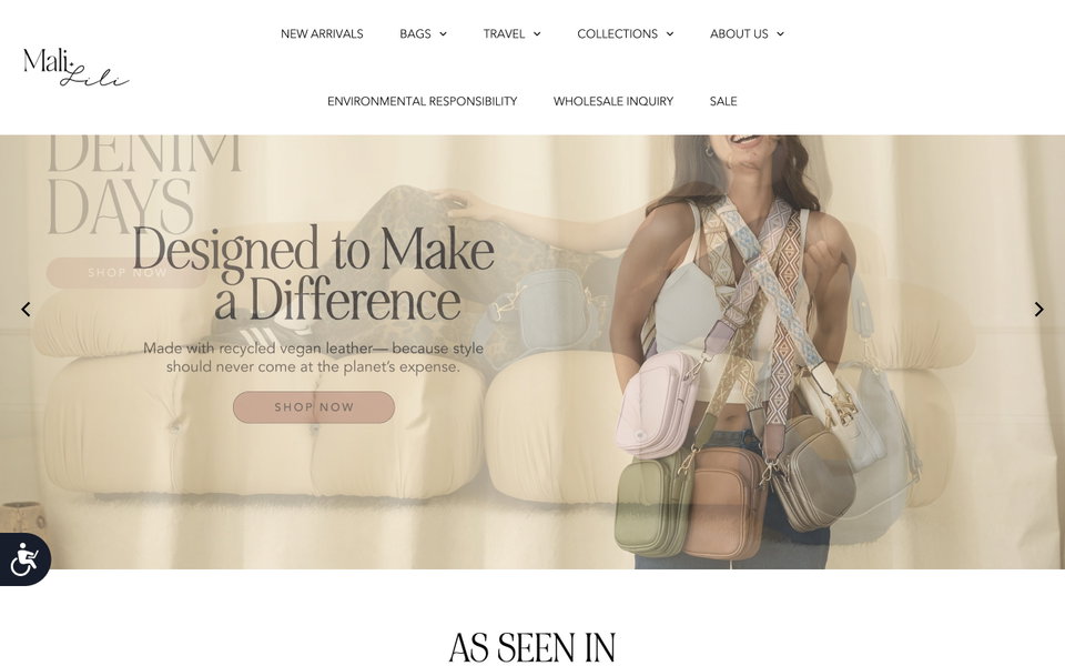 Mali + Lili website