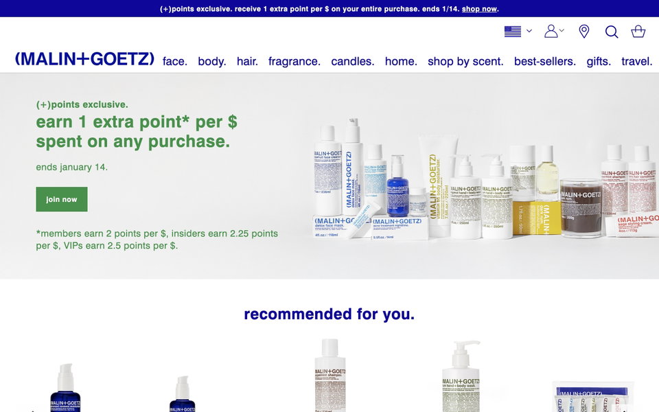 Malin+Goetz website