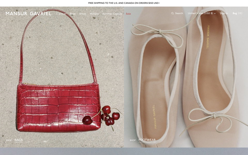 Mansur Gavriel website