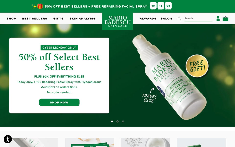 Mario Badescu website