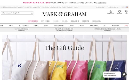 Mark and Graham website screenshot