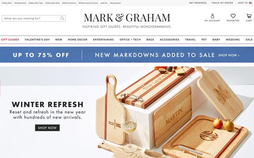 Mark and Graham website screenshot