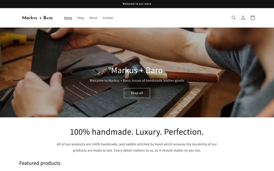 Markus and Baro website