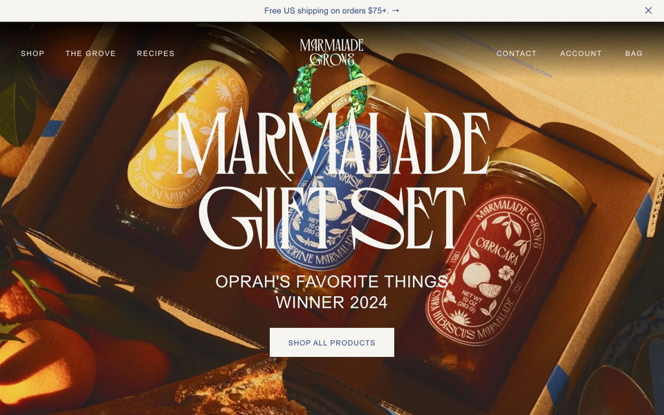Marmalade Grove website