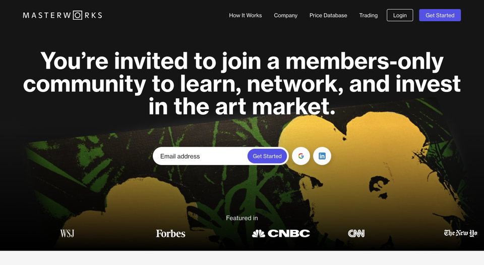 Masterworks website