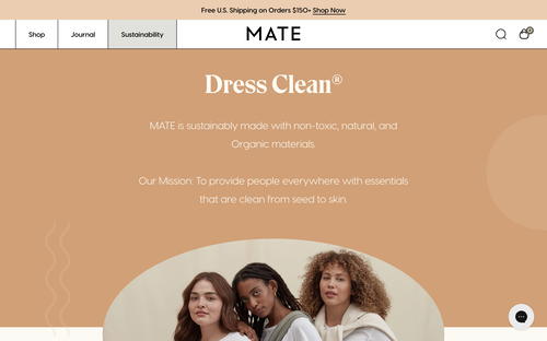 MATE the Label website screenshot
