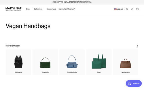 Matt & Nat website screenshot