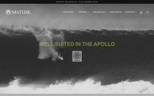 Matuse website screenshot
