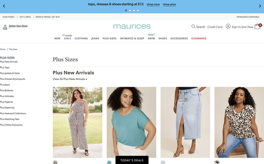 maurices on Shomp