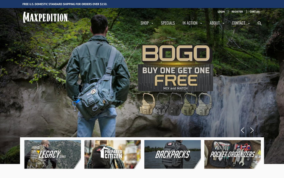 Maxpedition website