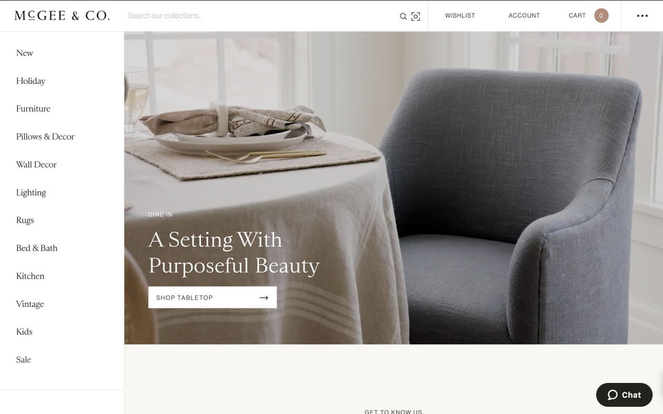 McGee & Co. website