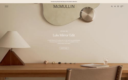 MCMULLIN & co. website screenshot