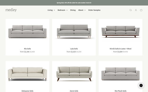 Medley website screenshot