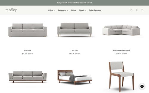 Medley website screenshot