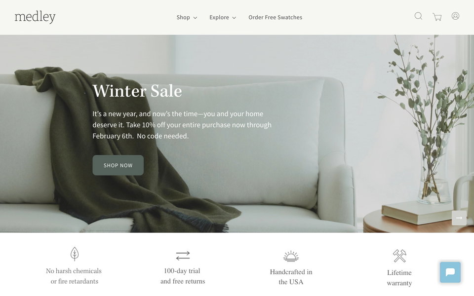 Medley website