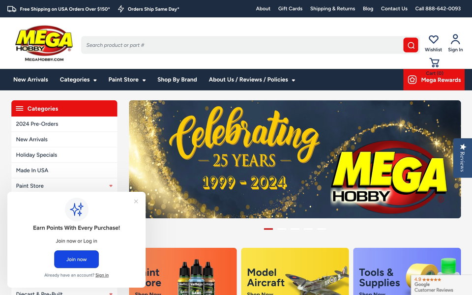 MegaHobby.com website