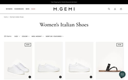 M.Gemi website screenshot