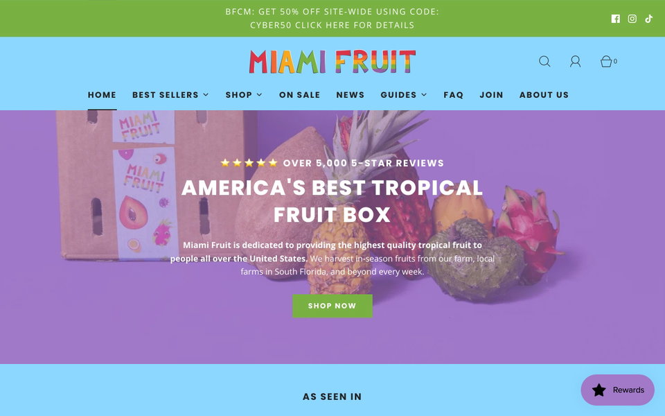 Miami Fruit website