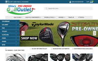 Mike's Golf Outlet website screenshot