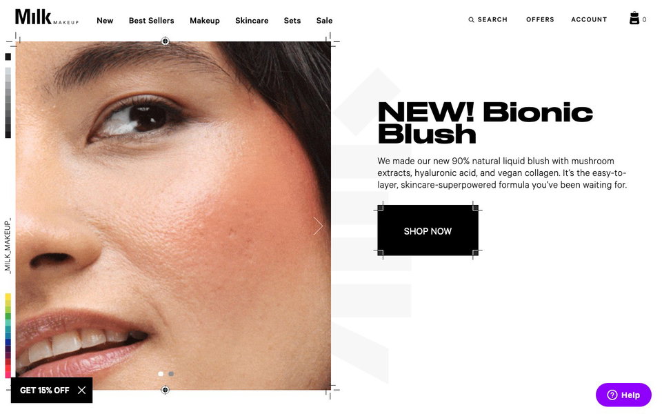 Milk Makeup website