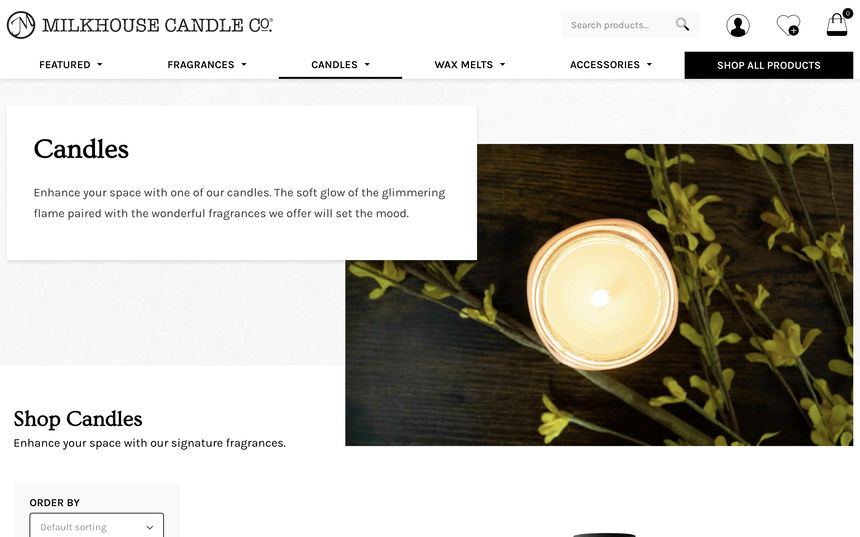 Milkhouse Candle Co. on Shomp