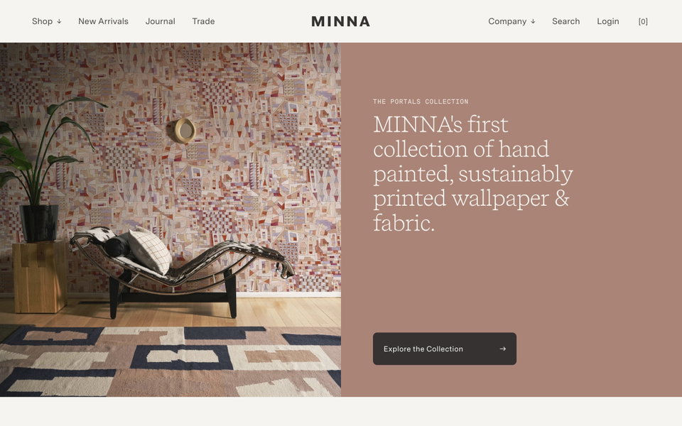MINNA Goods website