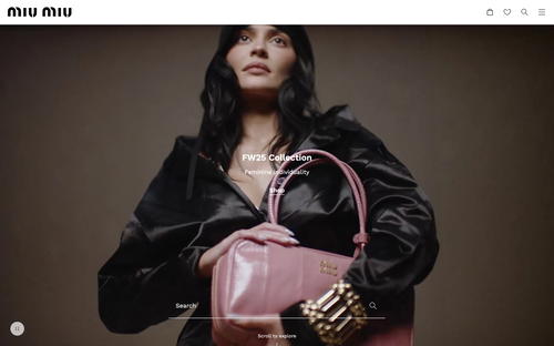 Miu Miu website