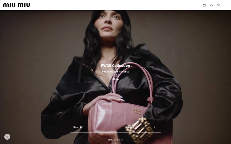 Miu Miu website