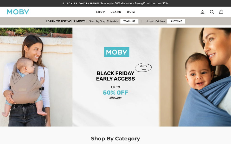 Moby Wrap website