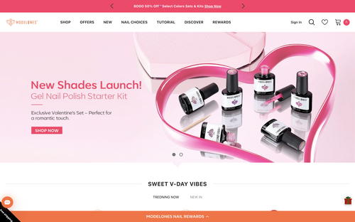MODELONES website screenshot