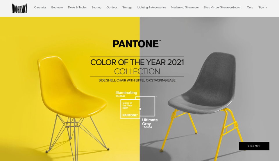 Modernica website