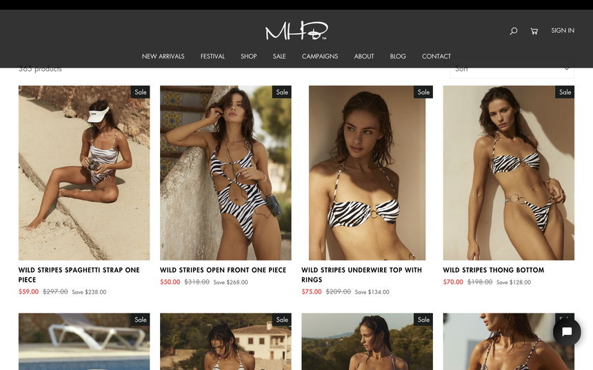 Monica Hansen Beachwear on Shomp